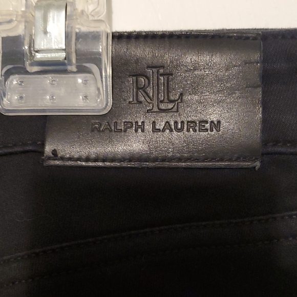 Ralph Lauren Women's Black Straight Leg Jeans - Picture 4 of 4
